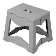HALO Foldable Plastic <b>Stool</b> Small <b>Folding</b> Step <b>Stool</b> with Handle Hole Lightweight Collapsible Space Saving PP <b>Stool</b> OEM ODM - Product Image 5
