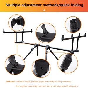 Réglable en Alliage d'aluminium Durable Rétractable <span class=keywords><strong>canne</strong></span> à Pêche À La <span class=keywords><strong>Carpe</strong></span> <span class=keywords><strong>Support</strong></span> - Product Image 3