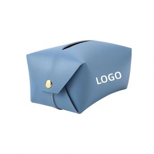 Custom Logo Modern Rectangle PU Leather <b>Tissue</b> Box Waterproof and <b>Paper</b> Box for Living Room Car Household Bathroom - Product Image 4