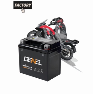 Batterie de moto au plomb-acide DENEL 12V 5Ah, résistance aux basses températures, longue durée de stockage, garantie de 12 mois, compatible - Product Image 1