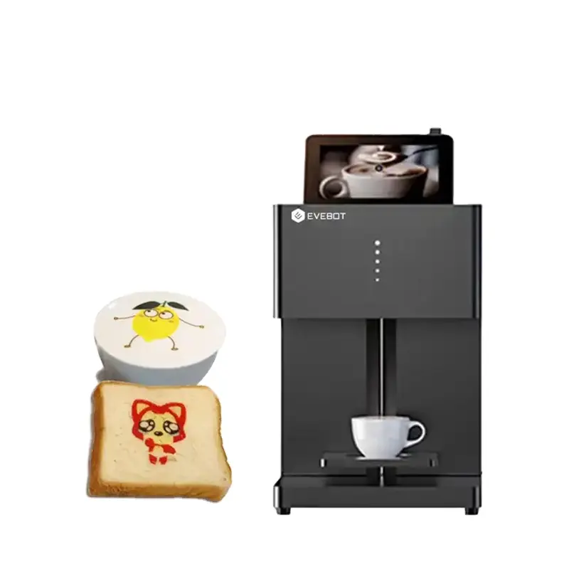 ईबॉट EB-FC कारखाने प्रत्यक्ष बिक्री खाद्य ग्रेड प्रिंटर कॉफी लट्टे केक कुकी खाद्य स्याही मुद्रण मशीन इंकजेट प्रिंटर