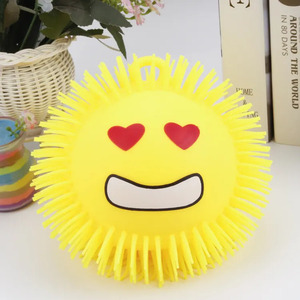 Balle à presser en TPR de 9 pouces en forme de poisson-bouffant, jouet souple et élastique - Product Image 3