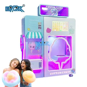 EPARK Robô Automático De Algodão Doces Açúcar Elétrico Algodão Doces Floss Vending Machine Fábrica Automática Completa De Máquinas De Algodão Doces