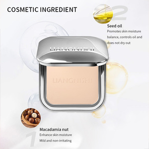 Polvo Compacto Fijador a Prueba de Agua, de Larga Duración, Control de Grasa, Acabado Mate para el Rostro, con Espejo y Esponja - Product Image 4