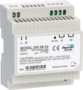 CE ROHS approved Din rail type DR-30-12 30W 12V 2A 12V switching power supply for Industrial automation