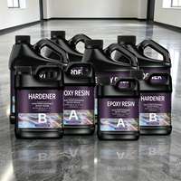 Pintura Epóxica para Pisos Interiores y Exteriores, Relación de Mezcla 3:1, Recubrimiento Autonivelante Antiarañazos e Impermeable para Base de Cemento