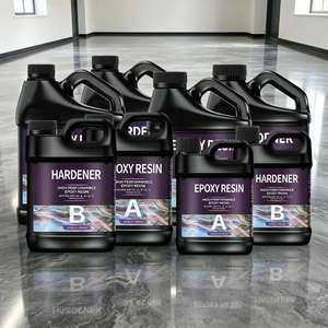 Indoor Outdoor Epoxy Resin Floor <b>Paint</b> 3:1 Mix Ratio Anti-Scratch Waterproof Self-Leveling <b>Coating</b> for Cement Base - Product Image 3