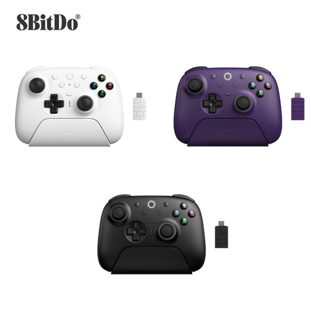 8BitDo Ultimate 2 Wireless 2.4G Gamepad Hall Effect Game Controller Joystick for PC Windows 10/11 Android Game Console