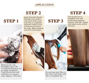 Traitement lissant professionnel à la kératine nano pour cheveux anti-frisottis et réparateur pour cheveux secs et bouclés – Vente en gros pour salons - Product Image 6