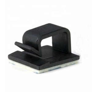 <strong>Plastic</strong> Mini Portable Car <strong>Table</strong> Cable Management Holder Cable Clip With Adhesive Sticker - Product Image 5
