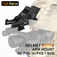 Accessoires d'optique en métal lunettes de vision nocturne PVS-14 tactique support de casque adaptateur de casque PVS14 NVG GZ24-0131