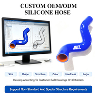 Tuyau flexible en silicone tressé Kinglin résistant aux hautes températures pour turbo de voiture, coudes à 45, 90 et 180 degrés