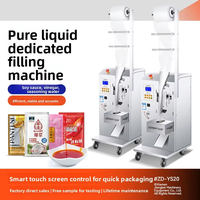 Machine automatique de remplissage et de scellage de sachets d'eau Machines d'emballage de liquides de sachets de boissons de jus de lait