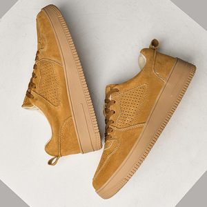 Nuevo estilo de zapatillas deportivas clásicas casuales con cordones, de cuero genuino, cómodas, antideslizantes, con soporte de arco y amortiguación. - Product Image 4