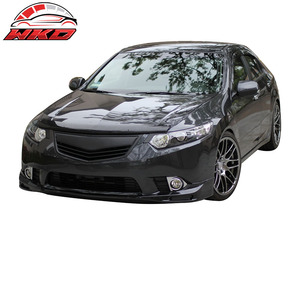 Compatible con Acura TSX 11-14, alerón delantero inferior sin pintar, color negro, kit de carrocería de poliuretano, accesorio exterior de alta calidad - Product Image 2