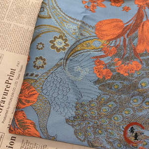 3D hoa sợi nhuộm thổ cẩm Jacquard vải cho phụ nữ và trẻ em ăn mặc vật liệu cho ăn mặc <span class=keywords><strong>Polyester</strong></span> vải voan Ăn mặc - Product Image 2