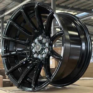 5x100 5x1143 17 pouces R17 Alliage ultra Deep Concave Hyper Black Jantes pour la camaro Alessio <span class=keywords><strong>Antera</strong></span> honda civic 2007 - Product Image 4