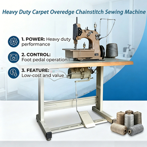 Machines à coudre économiques à 1 aiguille pour couvertures et tapis de voiture, idéales pour mariages/théâtres/cinémas GN20-2 - Product Image 1