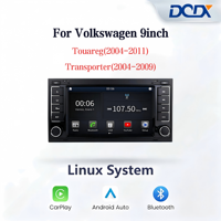 Autoradio pour VW Volkswagen Transporter Touareg 7 pouces avec système Linux, lecteur DVD de voiture avec Android Auto et CarPlay sans fil