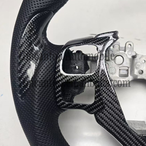 Volante Deportivo de Fibra de Carbono y Cuero Perforado para Lexus ES250 RX300 RX, Venta al Por Mayor - Product Image 3