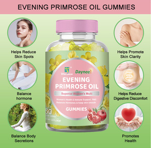 GOMAS de aceite de PRIMROSE de noche para mejorar la elasticidad de la piel Suplemento Vitamina Equilibrio femenino Gummies de hormona - Product Image 6