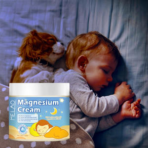 Crème de massage au magnésium pour le soulagement musculaire et le sommeil des enfants, lotion corporelle relaxante pour un bon sommeil, soin à la lavande, spray et crème au magnésium - Product Image 1