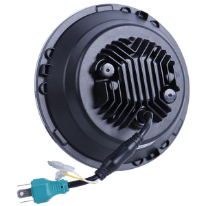 Feux avant LED 7 pouces avec feux de position blancs pour <span class=keywords><strong>Jeep</strong></span> <span class=keywords><strong>Wrangler</strong></span> JK <span class=keywords><strong>4</strong></span> <span class=keywords><strong>portes</strong></span> Unlimited / CJ-8 Scrambler, clignotants pour <span class=keywords><strong>Jeep</strong></span> - Product Image 5