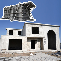 Moule à béton réutilisable et facile à installer, adapté à la construction de villas, d'entrepôts et de maisons modulaires