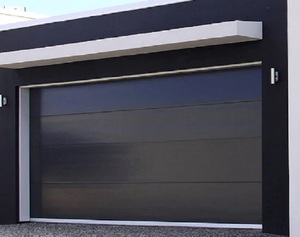 Phong Phú thiết kế hiện đại tự động Quảng Đông cửa nhà để xe 10ft bởi 7ft wrought sắt kim loại cửa nhà để xe trong màu đen - Product Image 5