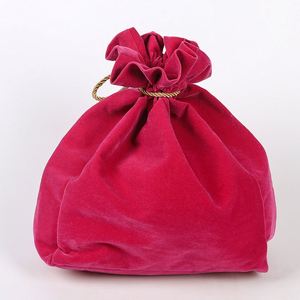 Suede <b>Mini</b> Pouch for Jewelry Silk Velvet Wedding Gift Tassel Drawstring Dust Bag - Product Image 3