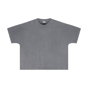 Camiseta de Manga Corta para Hombre, Personalizada, de Alta Calidad, Color Sólido Básico, 100% Algodón, Suave, Transpirable, Corte Regular, Informal, para Verano - Product Image 6