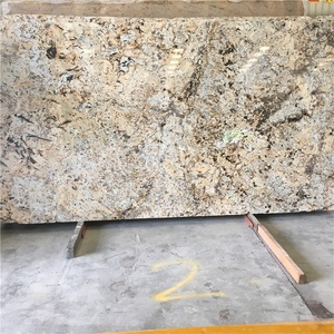 Poli Exotiques <span class=keywords><strong>Beige</strong></span> Doré Granit Pierre pour Décoration D'intérieur - Product Image 2