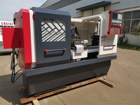Torno CNC de Servomotor CAK6150 con Sistema de Control 220V, Alta Precisión, 3 Ejes, Torno CNC Horizontal de Trabajo Mediano