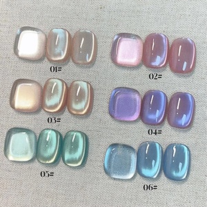 Esmalte de Uñas en Gel Efecto Ojo de Gato Romántico, Polvo Magnético Blanco de Alta Densidad, Gel de Uñas con Cuentas de Cristal Espejo, Suministros de Belleza - Product Image 2