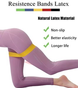 Ensemble de ceintures de fitness élastiques les plus vendues – <span class=keywords><strong>Ceinture</strong></span> de résistance circulaire pour la taille et les hanches - Product Image 3