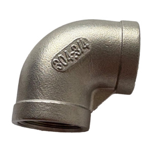 Bán Chạy Nhất Ống Nước Vật Liệu SS304/316 Thép Không Gỉ Threaded Khuỷu Tay Phụ Kiện Đường Ống Cho Cấp Nước - Product Image 1