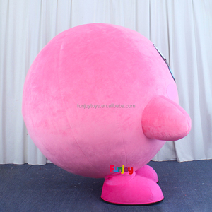2m Walking Inflatable <strong>Kirby</strong> Mascot <strong>Costume</strong> Cartoon Character <strong>Kirby</strong> <strong>Costume</strong> for Adults - Product Image 5