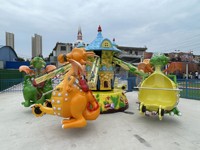 Manège à sauts pour enfants 12 places, thème dinosaure, pour parcs d'attractions Nova Rides et B-JKL