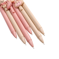 Stylo Gel de dessin animé mignon 0.5mm 3D Kawaii lapin modélisation presse stylo neutre pour étudiant écriture fournitures scolaires bureau stylo pressé