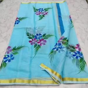 Sari élégant en soie de qualité supérieure Kota Doriya avec broderie complexe Emballage personnalisé Sari de fête parfait pour les femmes - Product Image 6