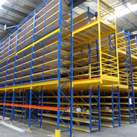 Système de plancher mezzanine en acier sur mesure pour entrepôt plate-forme de stockage à plusieurs niveaux avec escalier