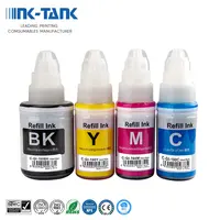 INK-TANK GI190 GI-190 GI 190 Premium uyumlu renkli toplu su bazlı şişe dolum mürekkep dtg Canon için mürekkep Pixma G2110 G3110 yazıcı