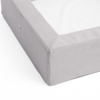 Lit orthopédique pour chien, luxe moderne, motif uni, offrant un confort et un style de premier ordre pour votre chien choyé