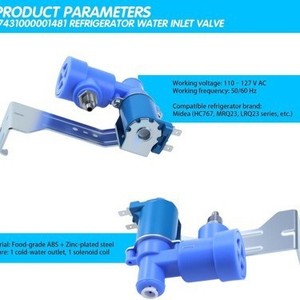 Midea <b>Refrigerator</b> Water Inlet Valve AP7095894 110V Plastic Easy Installation Replacement Part - Product Image 2