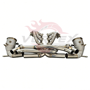Sistema de Escape Vortex Sport SS304 de Acero Inoxidable para Porsche 911 992 2020-2025 con Válvula de Control de Longitud Igual - Product Image 3