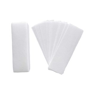 Bandes de <span class=keywords><strong>cire</strong></span> non tissées 100 % polyester 80 g/m² <span class=keywords><strong>pour</strong></span> l'épilation du visage et des sourcils, 1 x 3 po – Meilleures ventes - Product Image 2