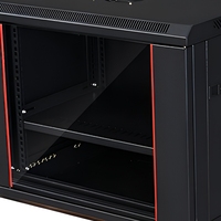 Armoire réseau 9U pour serveur, montage en rack, 600MM*600MM, IP20, acier laminé à froid, revêtement poudré