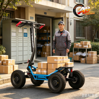Scooter électrique tout-terrain VEEHOP à quatre roues motrices, pneus larges, pour adultes, aventure en plein air, fourni par l'usine