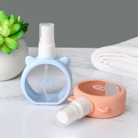 Atomiseur de parfum en plastique de Silicone, Spray de dessin animé créatif Portable de voyage maquillage hydratant en bouteille 55ml