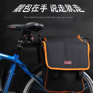 CYCLE ZONE Double face vtt sac de transport de vélo porte-bagages arrière cyclisme sacoche siège arrière voyage vélo coffre sac équitation sac - Product Image 2